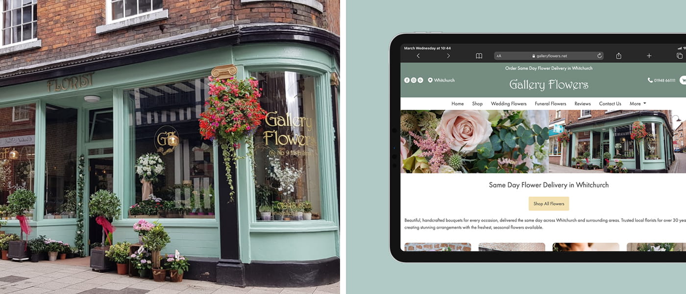 Gallery Flowers Website