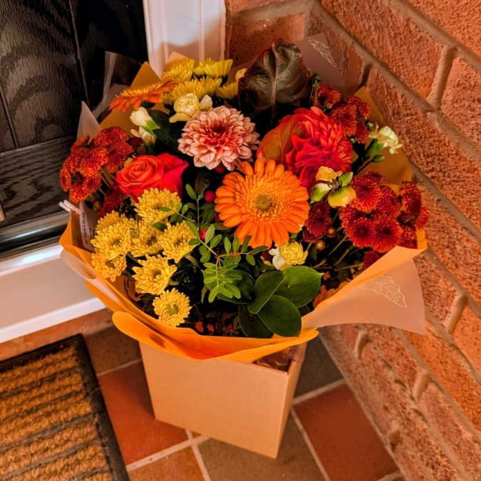 Autumn flower delivery by Elimays Flowers in Buckley.