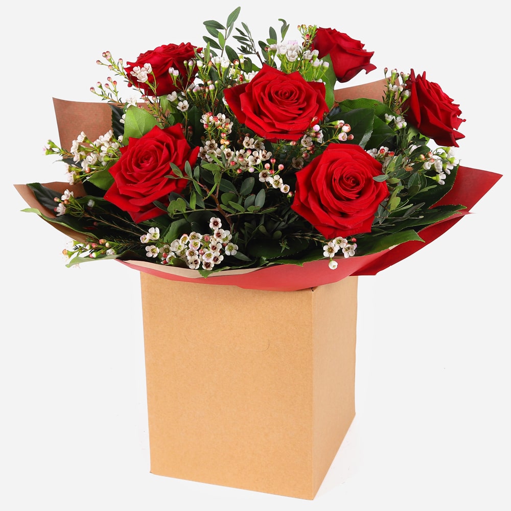  Order Six Roses of Romance flowers