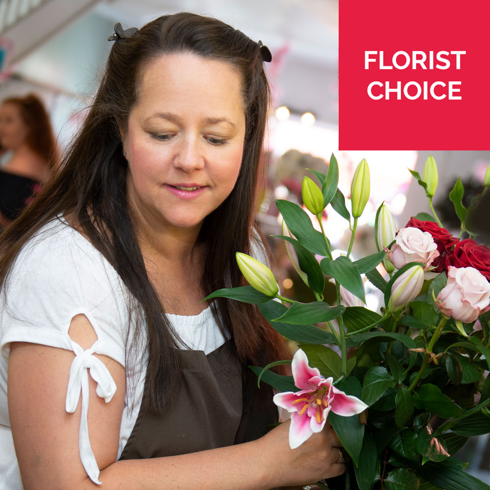  Order Valentine`s Florist Choice Hand-Tied flowers