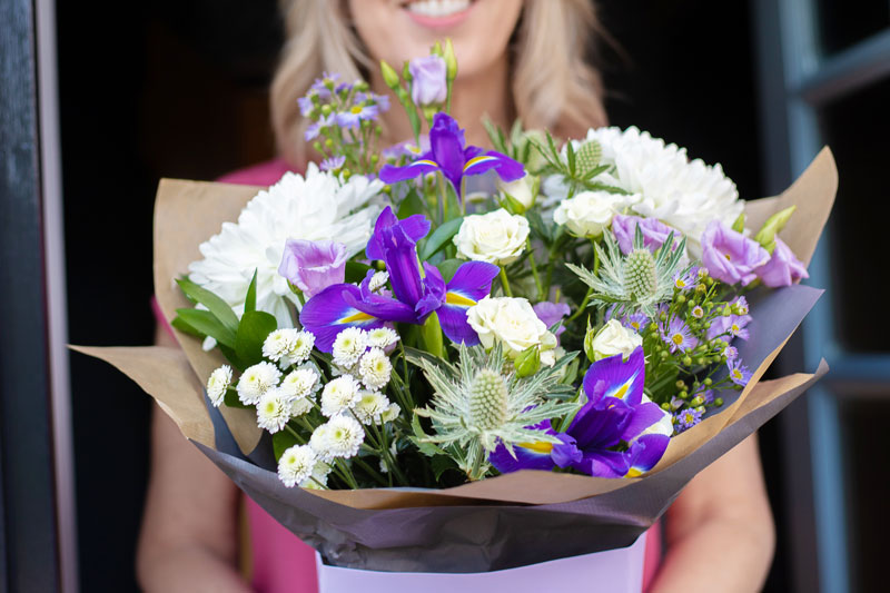 Congratulations flowers in Spain.