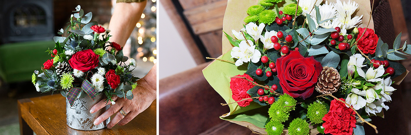 christmas flower deliveries